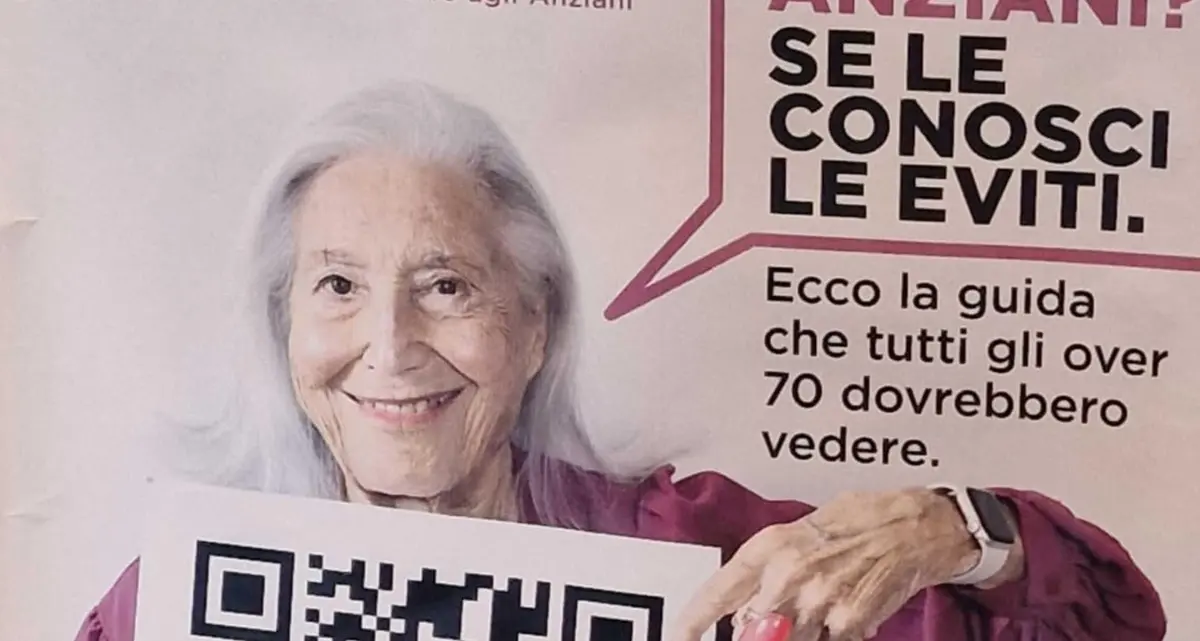 Nonna Licia testimonial della campagna antitruffe agli anziani