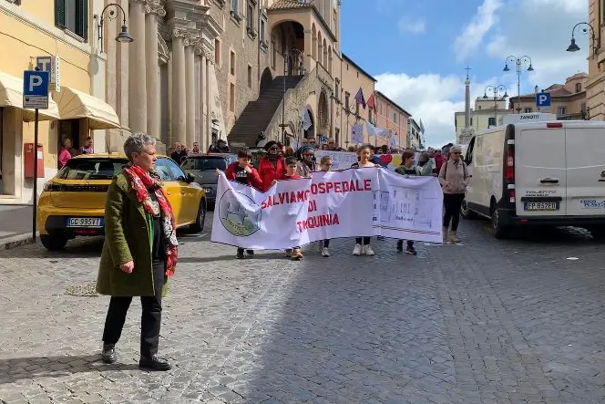 MANIFESTAZIONE OSPEDALE TARQUINIA