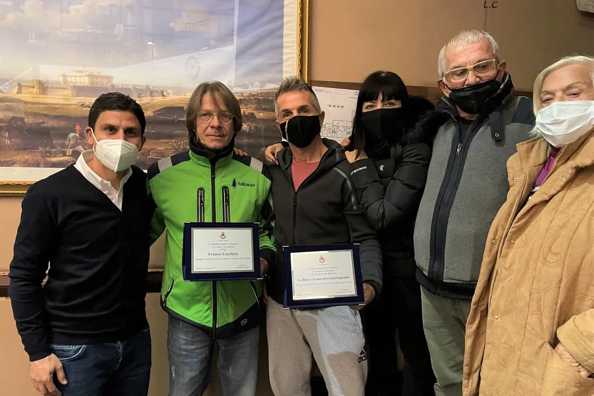 Ladispoli: riconoscimento del consiglio comunale a Franco Cecchini e allo stabilimento La Baia