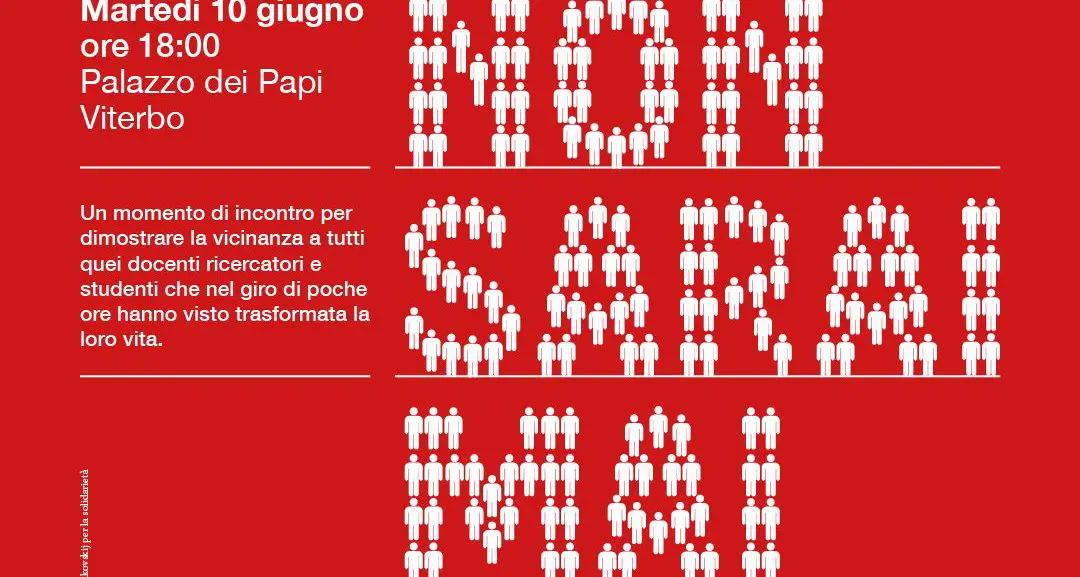 Solidarietà alla facoltà d’Agraria, «Non sarai mai sola»