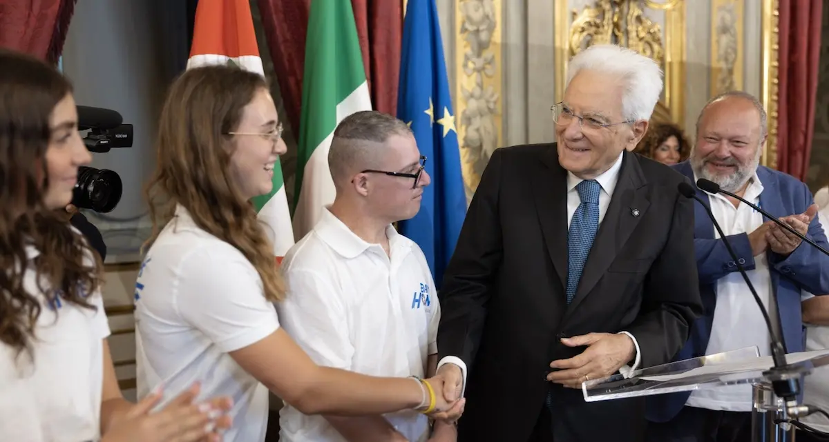 Mattarella incontra i ragazzi di Back Home