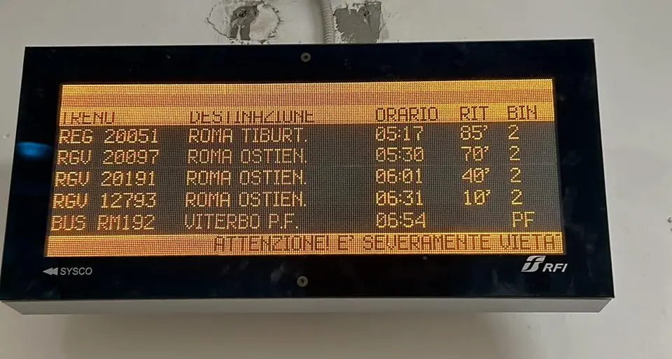 Fl3: rallentamenti e treni cancellati