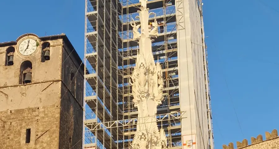 Viterbo, per Santa Rosa Porta Romana pronta ad essere chiusa