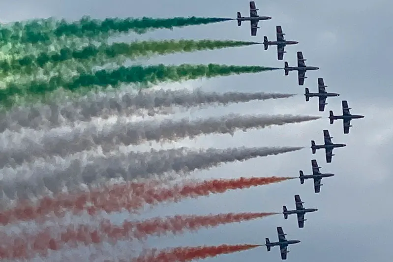 Air Show 2024, le Frecce Tricolori fanno centro