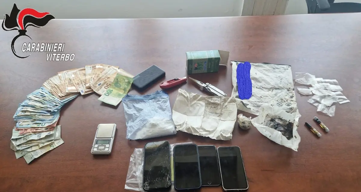 Droga, sequestrato per la prima volta nella Tuscia il “Changa”