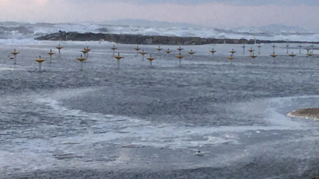 Maltempo, mareggiata e vento forte Tarquinia