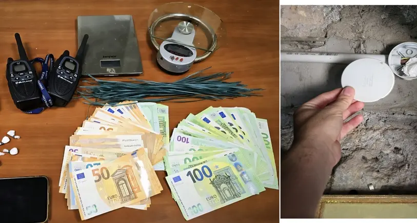 Nasconde 10 dosi di cocaina nella cassetta dell'elettricità