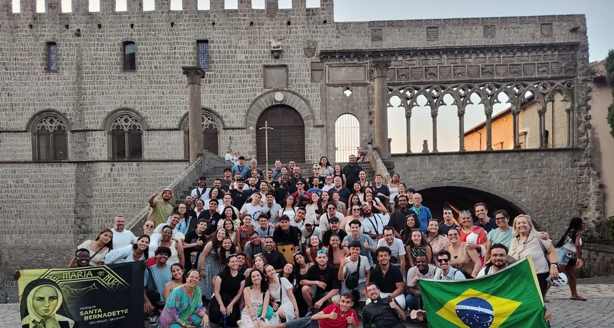 Viterbo: l’allegra invasione dei pellegrini