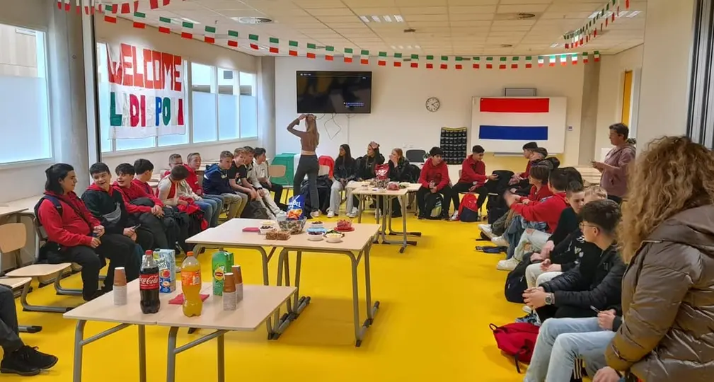 Gli studenti della Melone a Hoogeveen