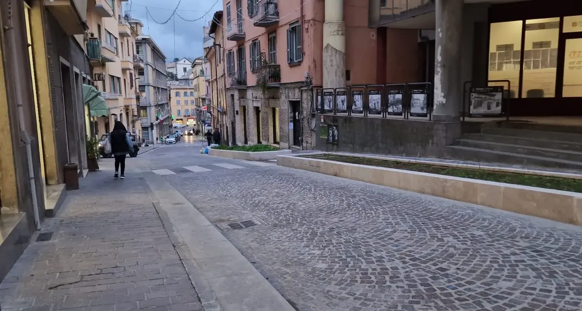 Viterbo, riaperta via Matteotti