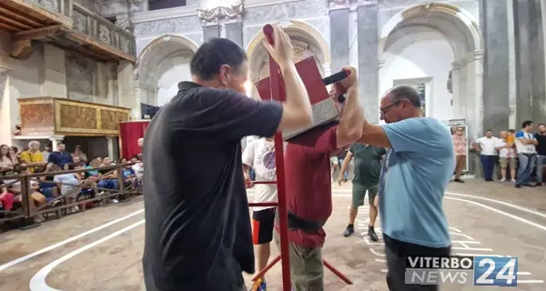 Viterbo, oggi sopralluogo all’ex chiesa della Pace