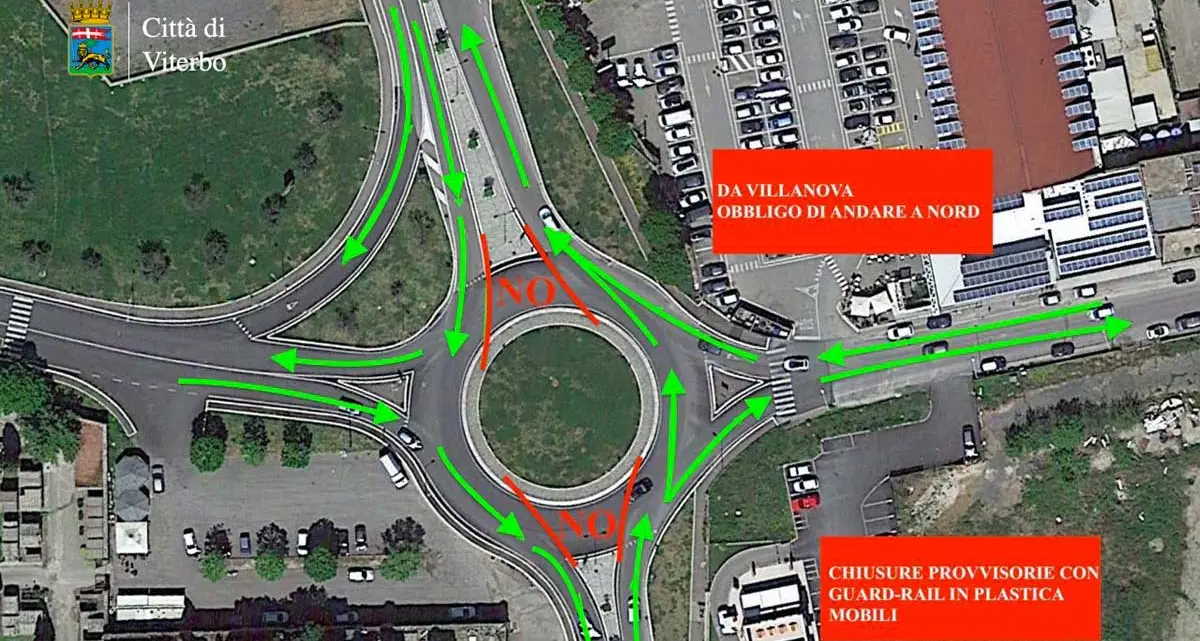 Rotonda di San Lazzaro, da lunedì si cambia