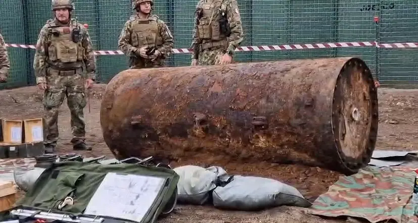 Viterbo, la bomba è disinnescata