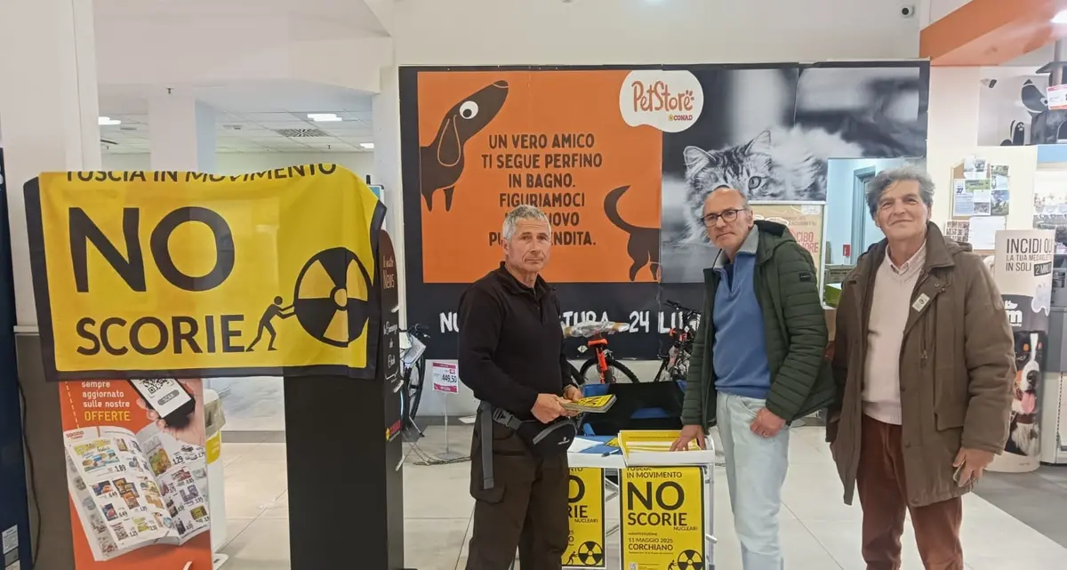 No scorie, il comitato di Viterbo raccoglie le firme