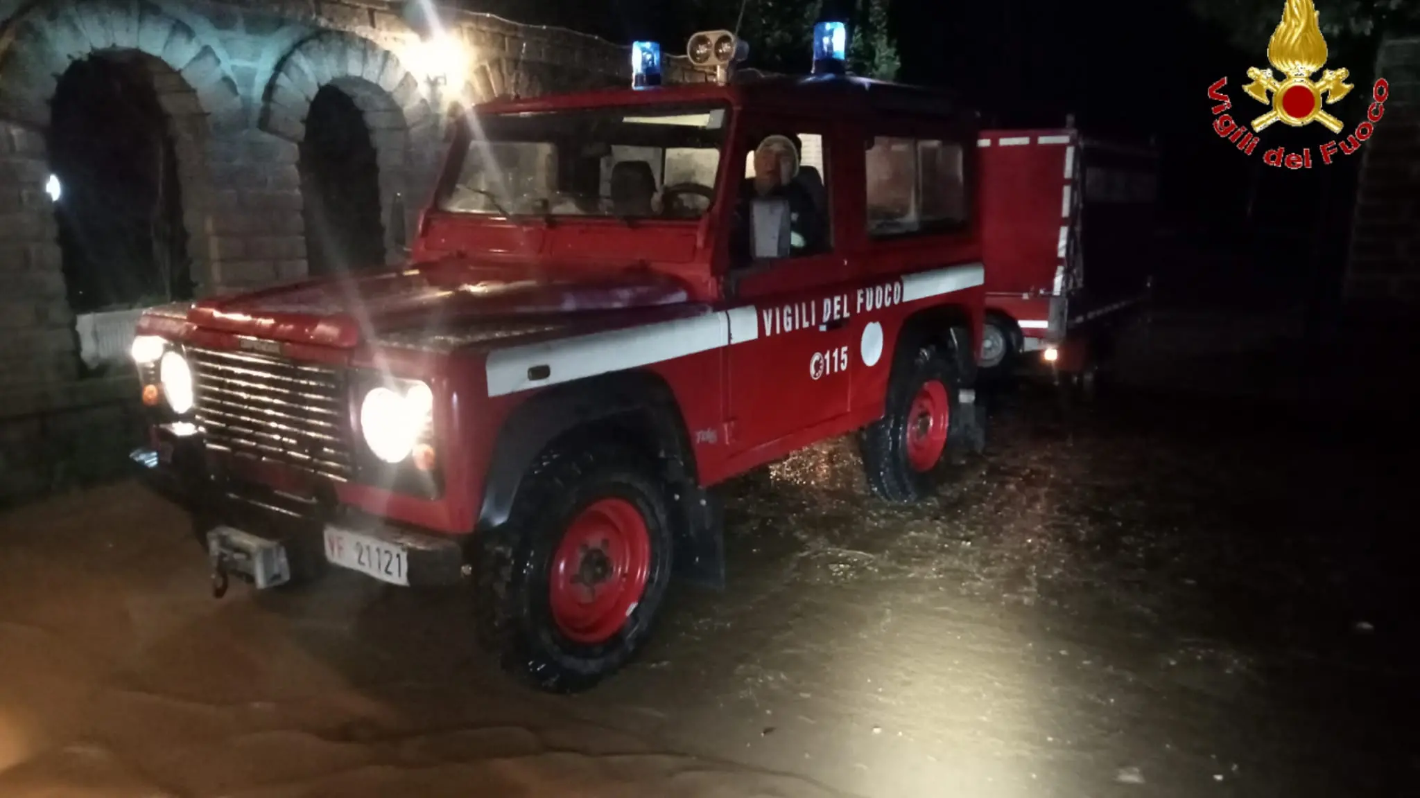 Via Fontanatetta, la strada diventa un fiume