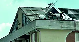 Tromba d’aria, acqua e grandine: disagi e danni a Civita Castellana