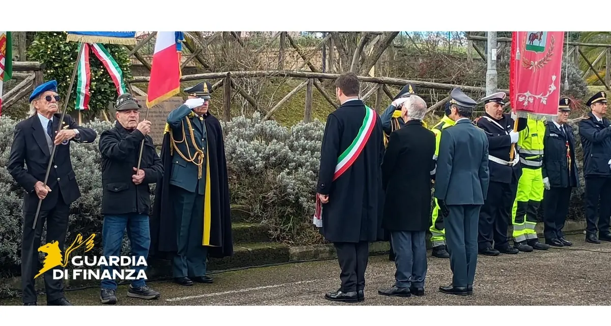 A Bassano Romano deposta la corona in memoria del finanziere Giovanni Ricci