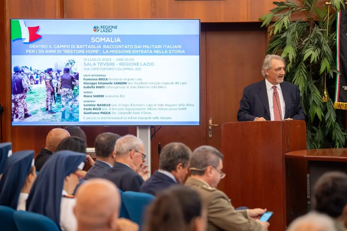 Restore Hope, 30 anni dopo. Il ricordo della Regione Lazio